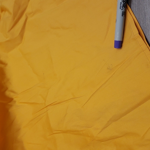 (Flaw) Lee Mathews Elsie Apron Dress in Marigold - Picture 7 of 10